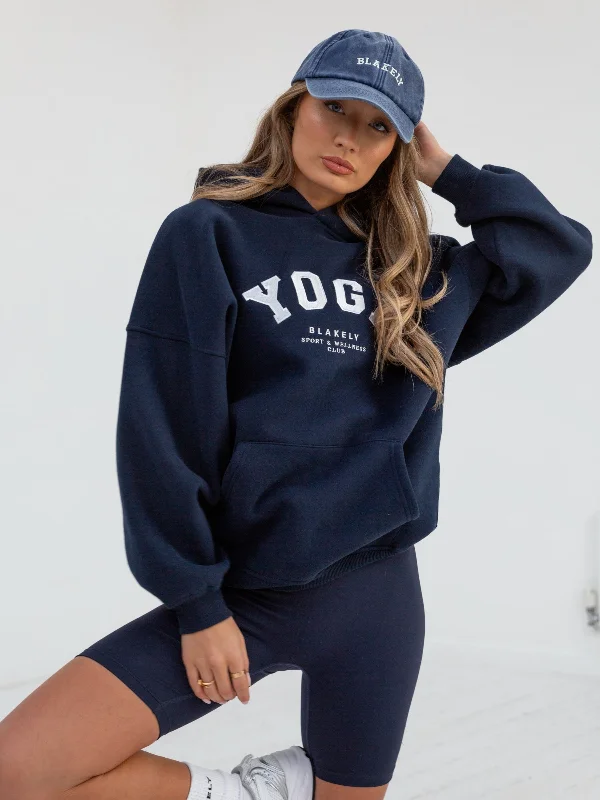 Yoga Oversized Hoodie - Navy