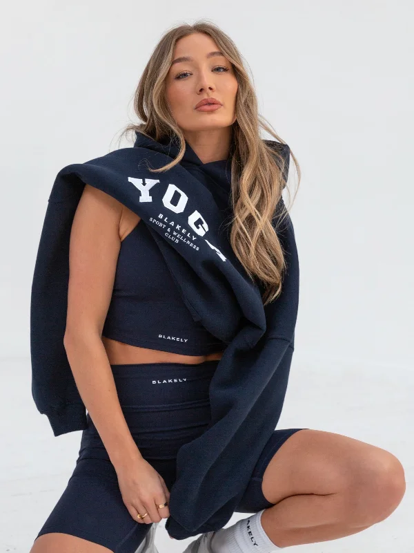 Yoga Oversized Hoodie - Navy