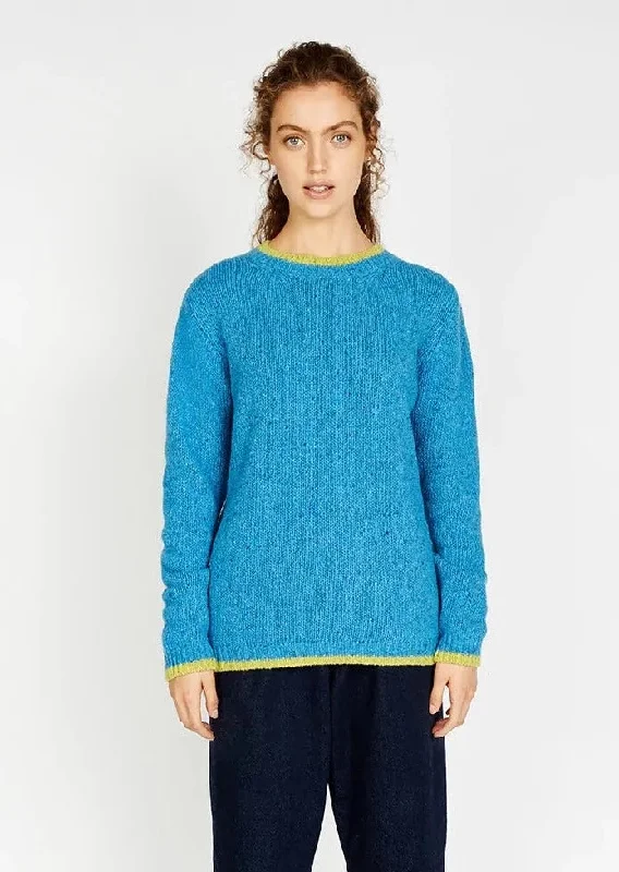 IrelandsEye Slaney Crew Neck Sweater | Blue