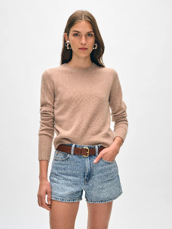 Cashmere Shrunken Crewneck