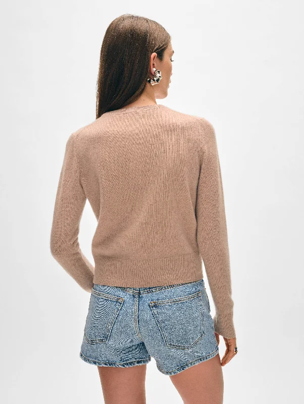 Cashmere Shrunken Crewneck