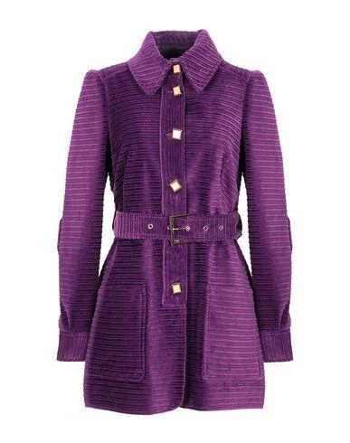 Philosophy Di Lorenzo Serafini Women Coat Purple 8 UK