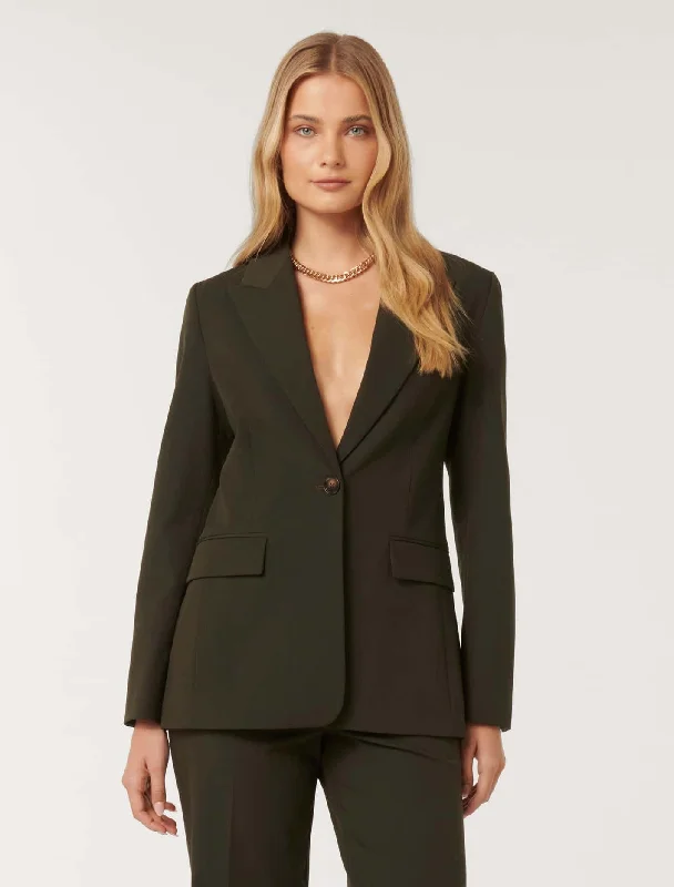 Claire Single Breasted Button Coat