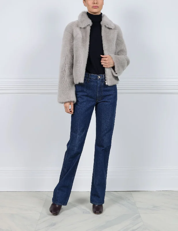 The Makenna Cashmere Shearling Jacket