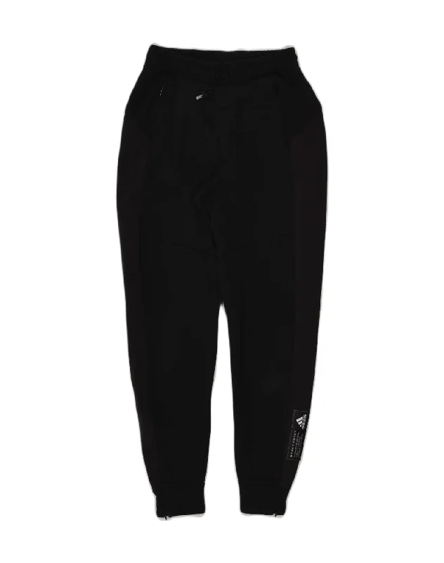 ADIDAS Womens Tracksuit Trousers Joggers UK 6 XS Black