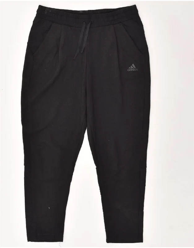 ADIDAS Womens Tracksuit Trousers UK 8/10 Small Black