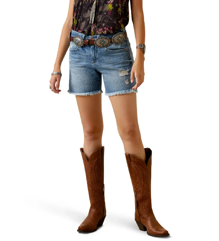 10044360 Ariat Women's Perfect Rise 5'' Short Stephanie Colorado