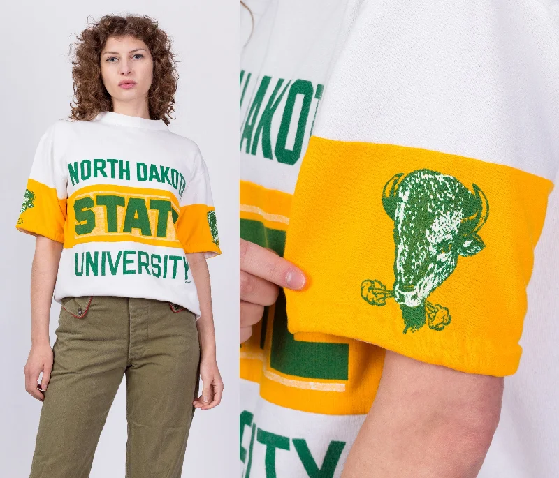 80s North Dakota State University Sweatshirt Top - Men's Medium, Women's Large