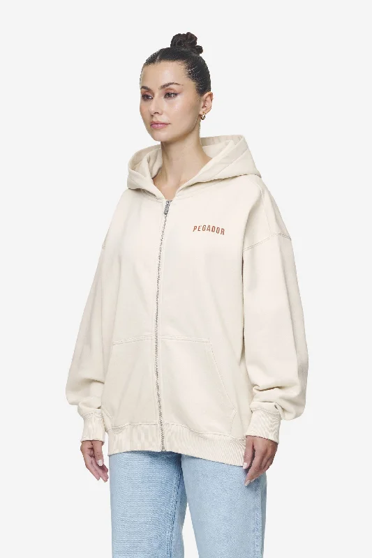 Balari Oversized Sweat Jacket Washed Coast Sand