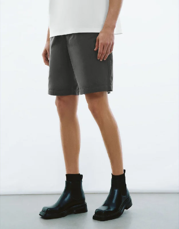 Drawstring Waist Loose Shorts