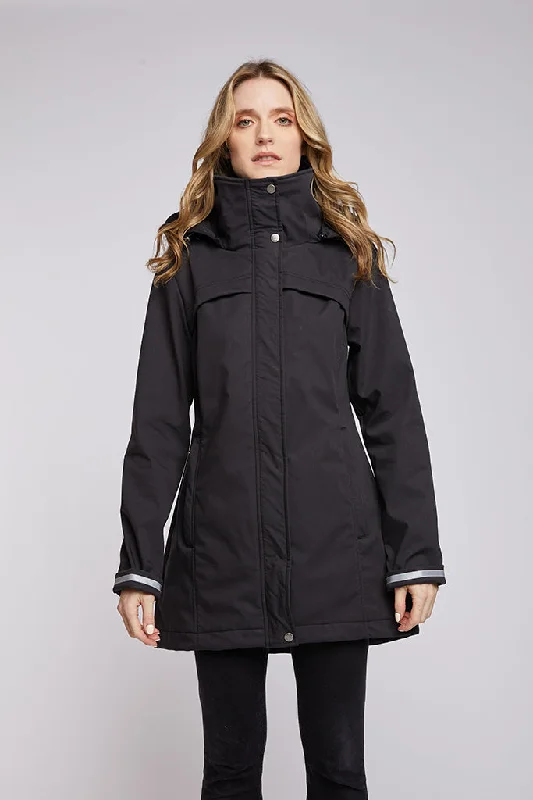 Hannah Waterproof Stylish Stretch Cotton Commuting Jacket | Mia Melon