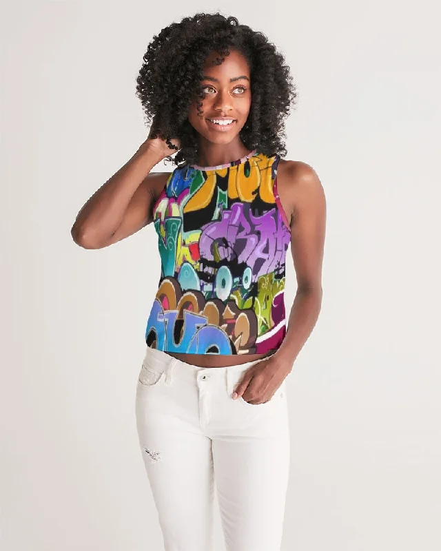 AKH Graffiti Art Women's Cropped Tank