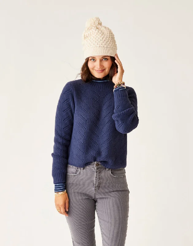 Monroe Sweater: Navy