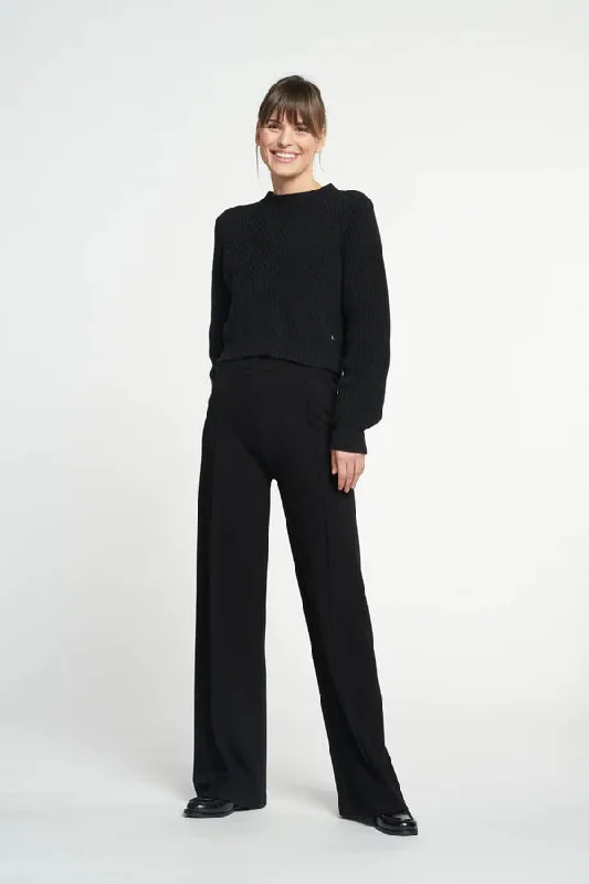 Percy cropped knit - Black