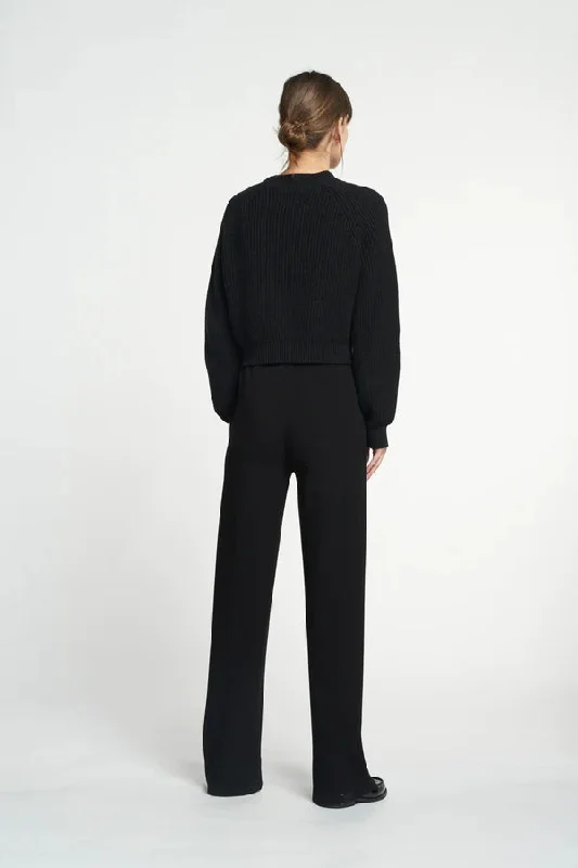 Percy cropped knit - Black