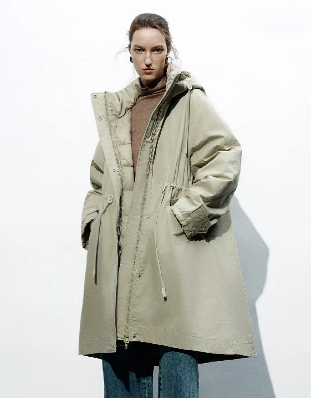 A-Line Parka Jacket