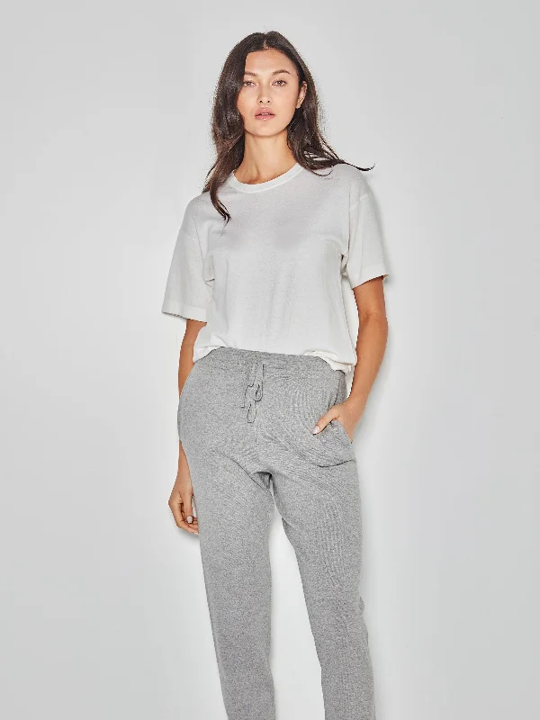 JHL Slim Trackpant (Cotton Cashmere) Grey Marle